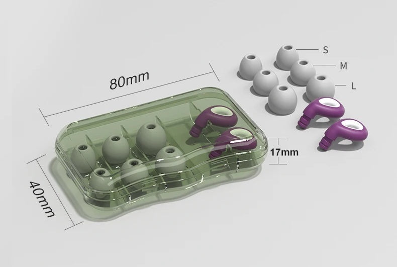 New Silicone Noise-reduction Ear Plugs Waterproof And Silent