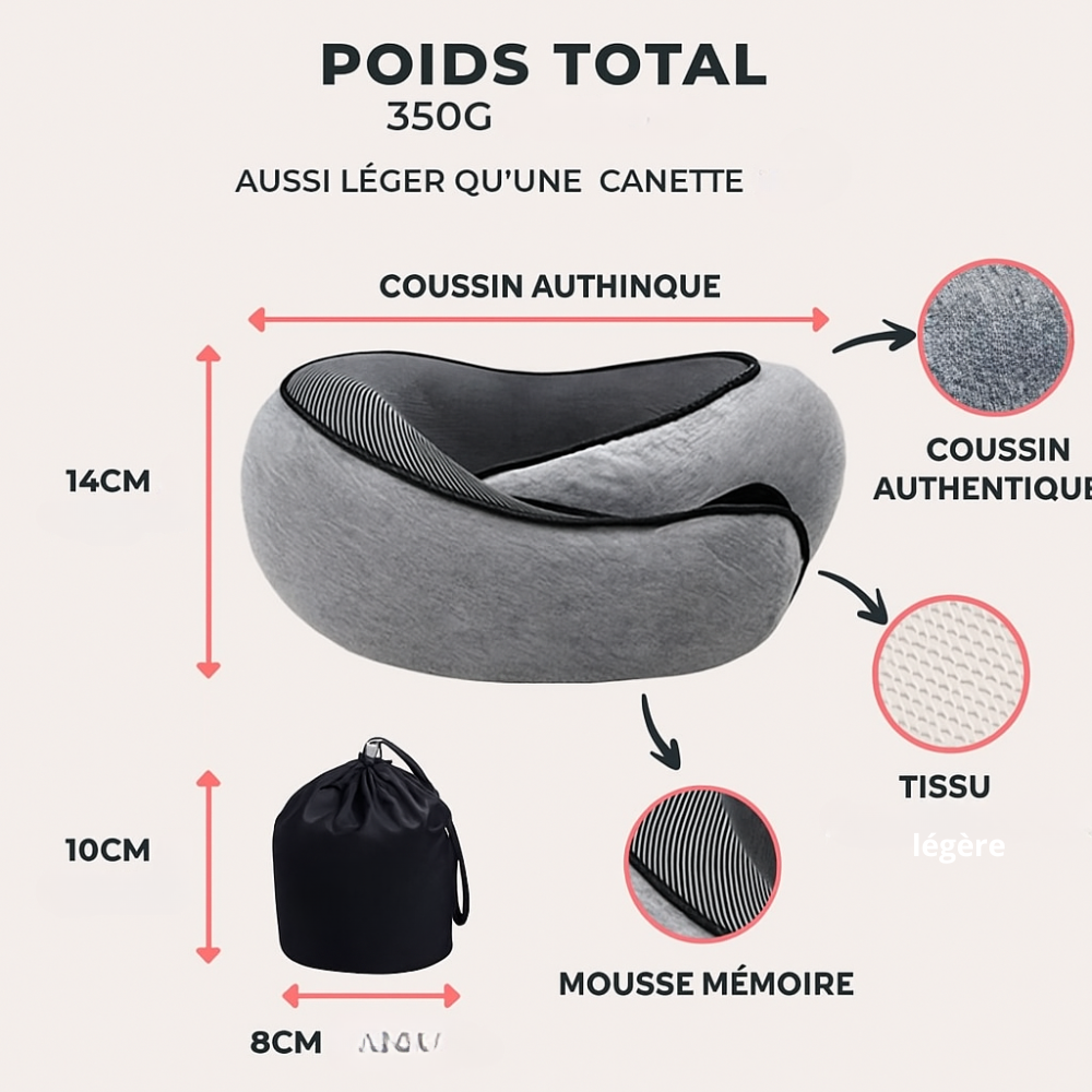Coussin Voyageur Confort® TM